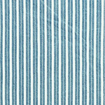 Denim Stof 145cm 006 Lyseblå Striber - 50cm