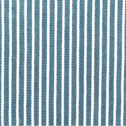 Denim Stof 145cm 401 Lysblå Striber - 50cm
