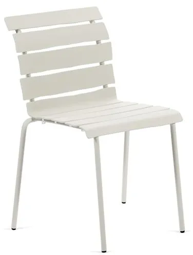Valerie Objects Aligned Udendørs Spisebordsstol Hvid