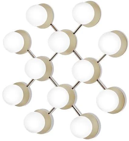 Nuura Liila 12 Væg/Loftlampe Opal